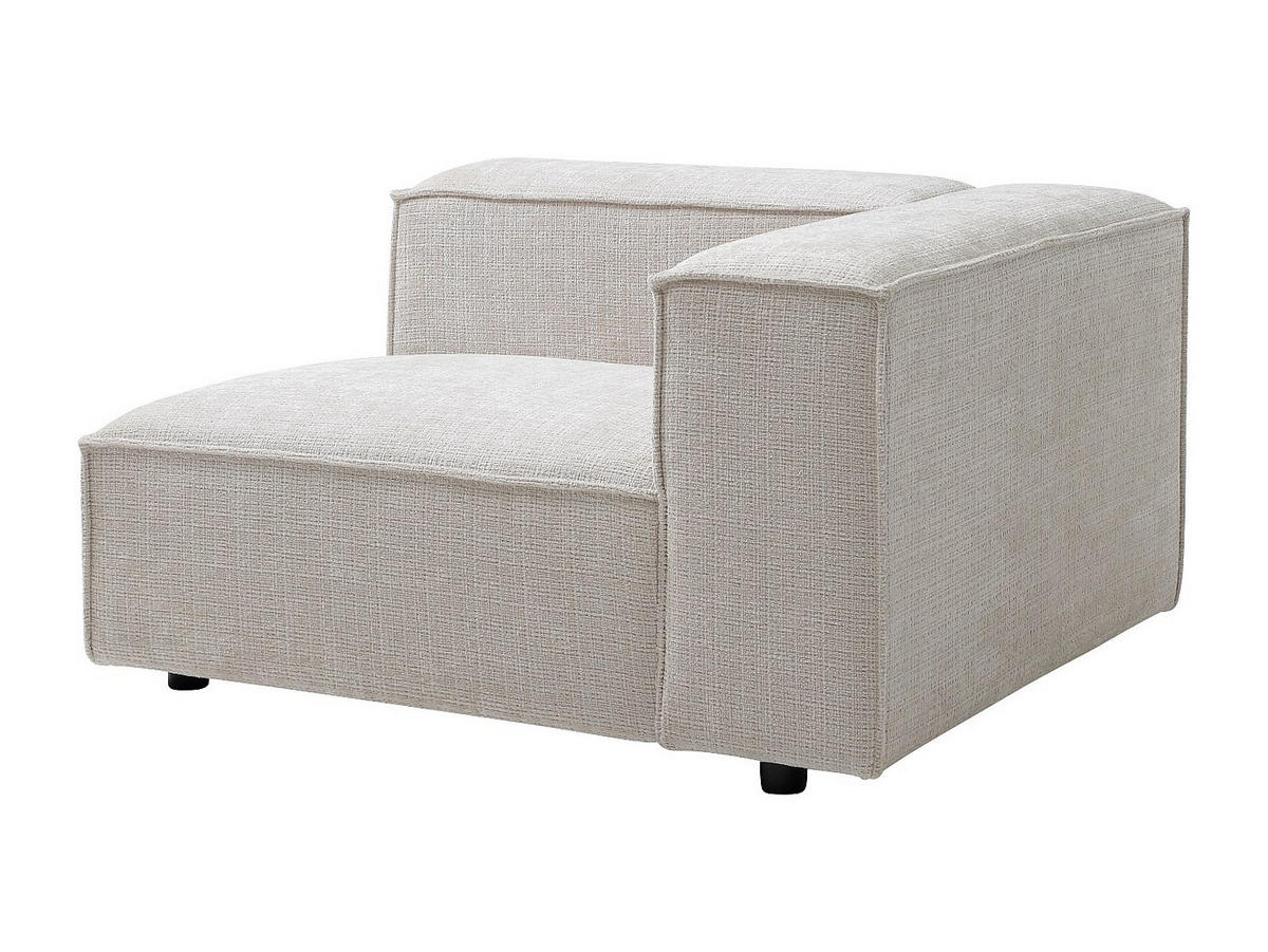 SESSEL mit gerader Rückenlehne - 1 Person - stoff - beige Ruzolo - Beige, Holz/Textil (121/67/105cm) - Vente-Unique