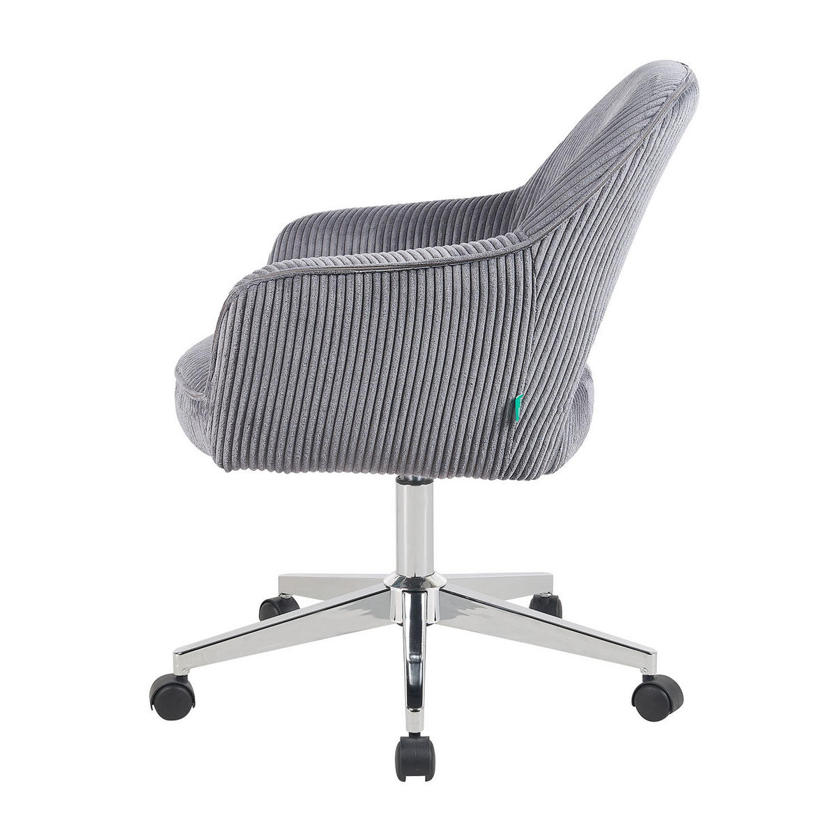BÜROSTUHL Mika-Faro - Chromfarben/Grau, Textil/Metall (60/84/65cm) - DUBI Möbel