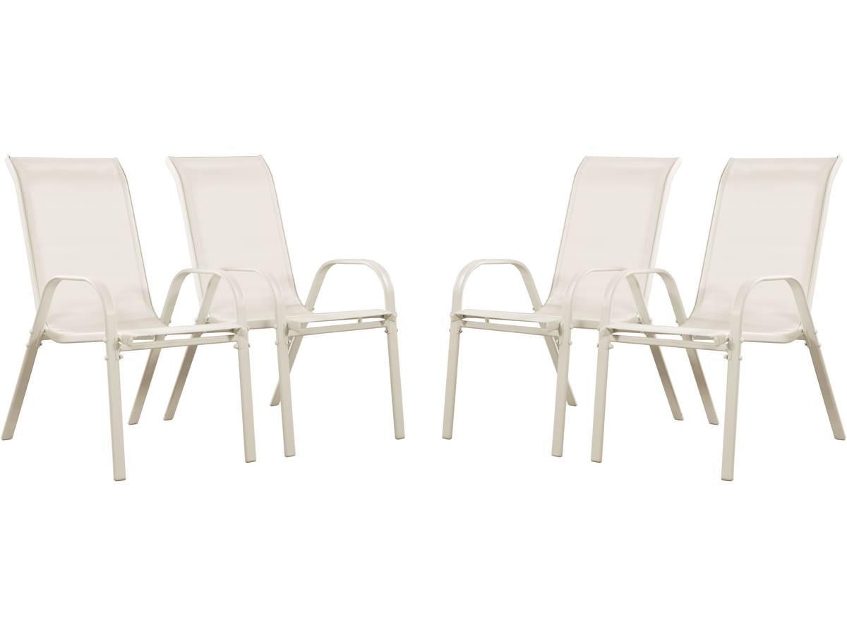 GARTENSESSEL cordoba Ekru - Beige, Metall (75/92/53cm) - Habitat Garten