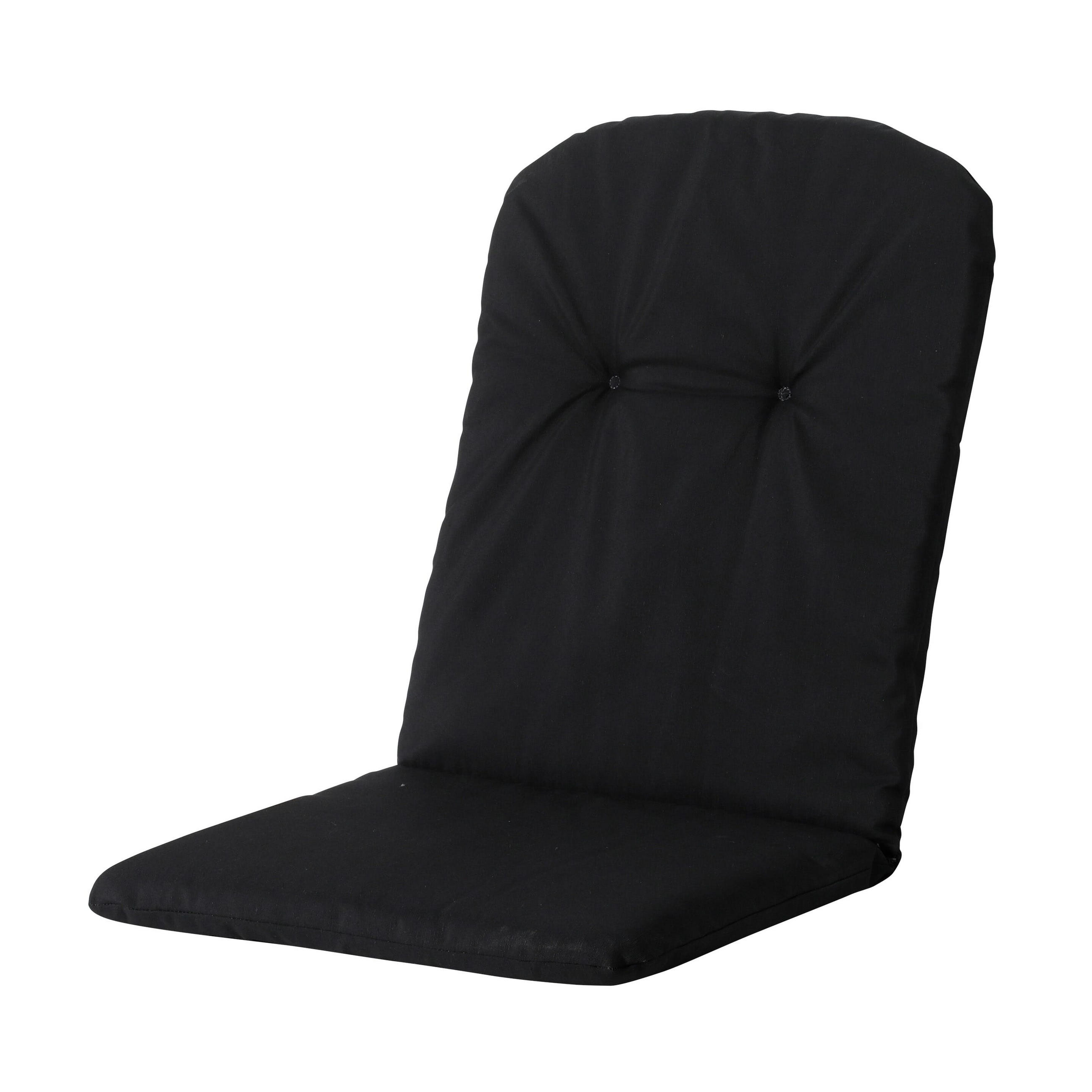 GARTENSTUHLKISSEN Panama 96/45 cm 4er-Set - Schwarz, Textil (45/5/96cm) - Madison