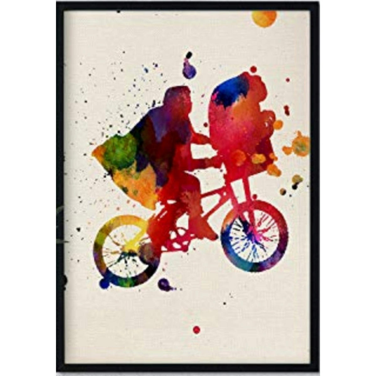 POSTER E.T. Im Aquarell Stil. 30X40cm Rahmenlos - Klar, Papier (30/5/40cm) - Nacnic