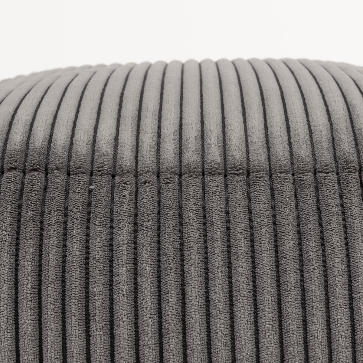 SITZPOUF Amara - Anthrazit, Textil (42/24/42cm) - icon