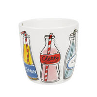CAPPUCCINO-BECHER Soda in Bunt - 500 ml - Multicolor, Keramik (0.5L) - Blond Amsterdam