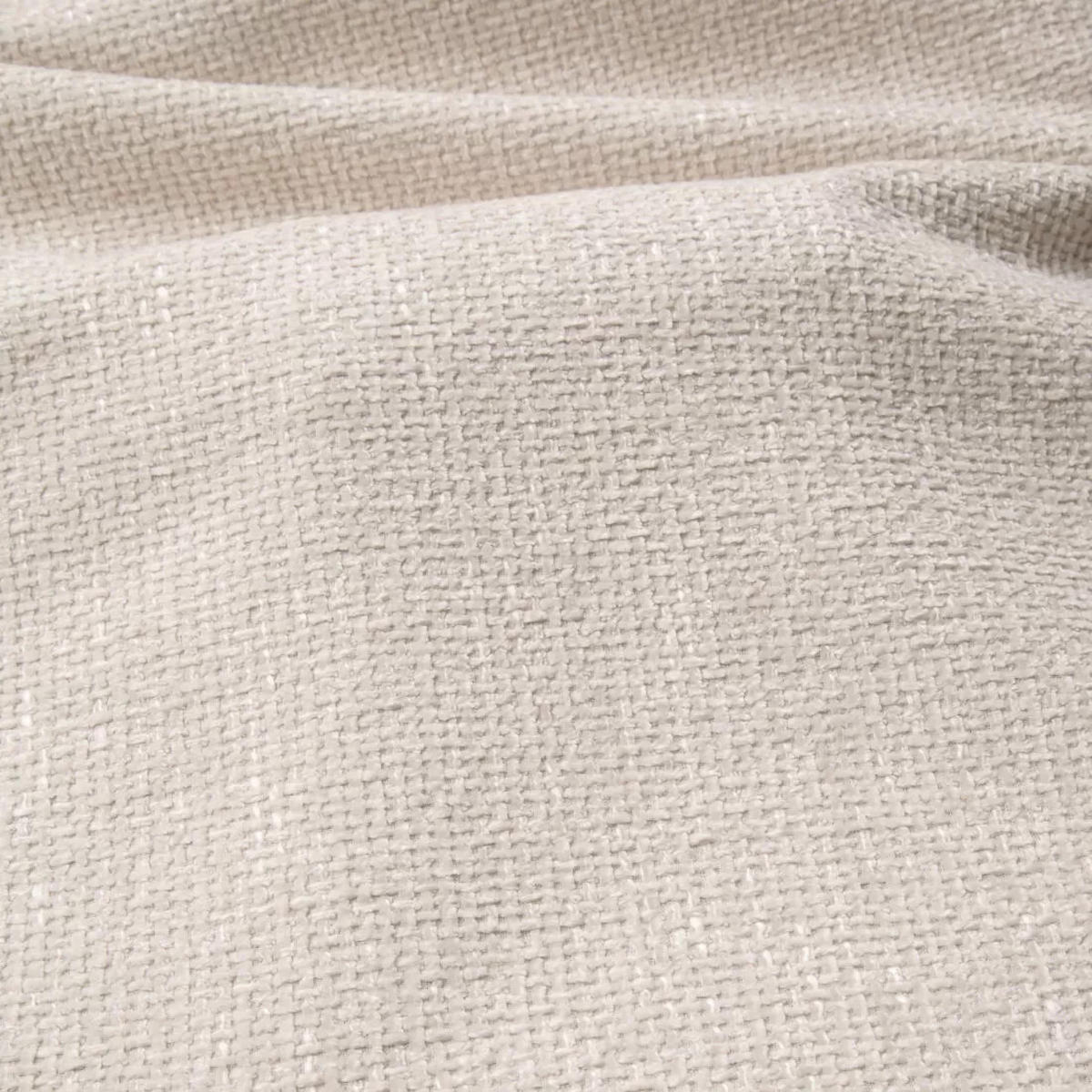 WOHNLANDSCHAFT Rastervelours Creme 346cm - Creme, Textil (346/76/166cm) - Sia Home