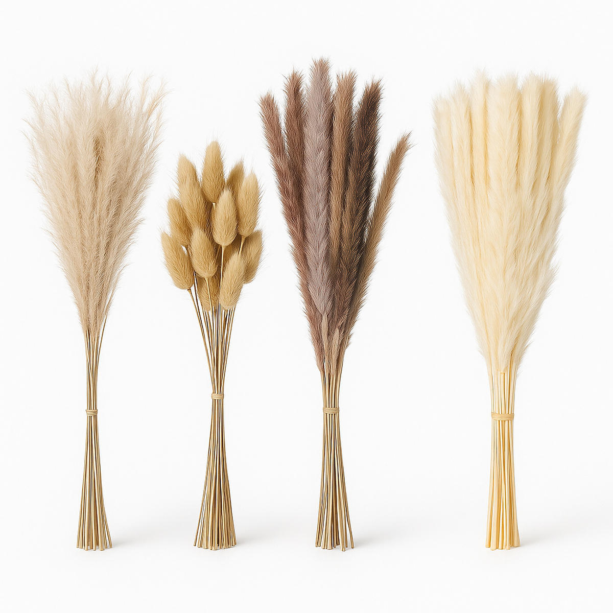 144XPAMPASGRAS - Multicolor, Textil (41cm) - Relaxdays