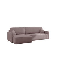ECKSOFA Louis Scala - Violett, Holzwerkstoff/Textil (250/142cm) - Fun Möbel