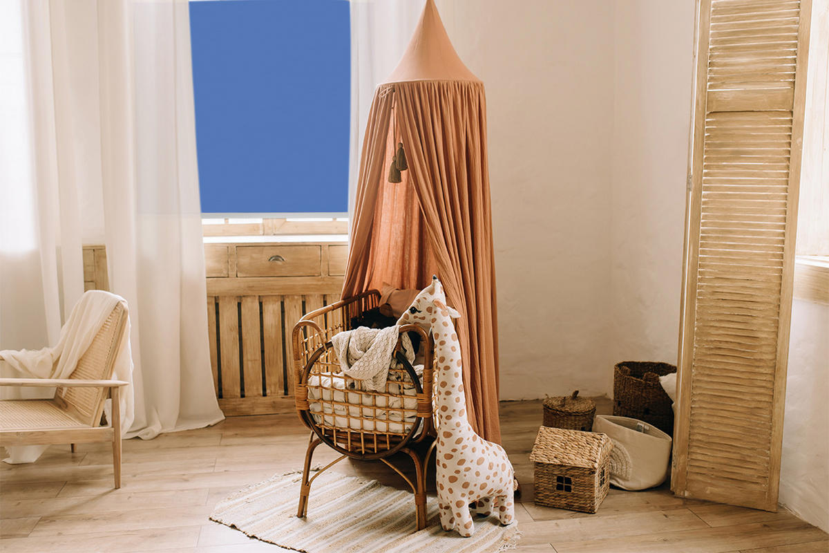 VNÚTORNÁ roleta - okenná roleta - roleta - 120x140 cm - Modrá - modrá, plast (120/140/0.5cm) - TULUP