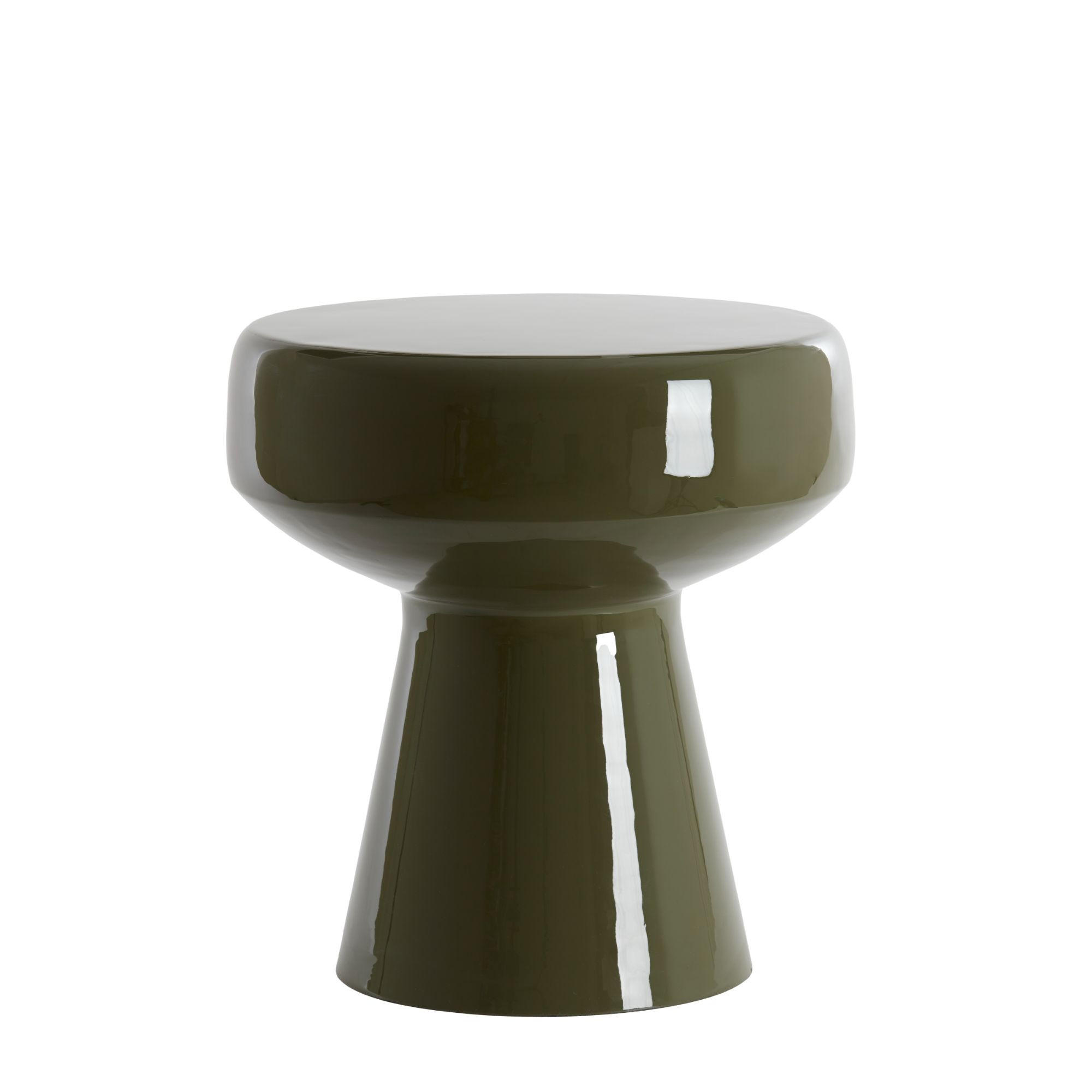 BEISTELLTISCH Dakwa Grün 38/38/42 cm - Grün, Metall (38/38/42cm) - Light & Living