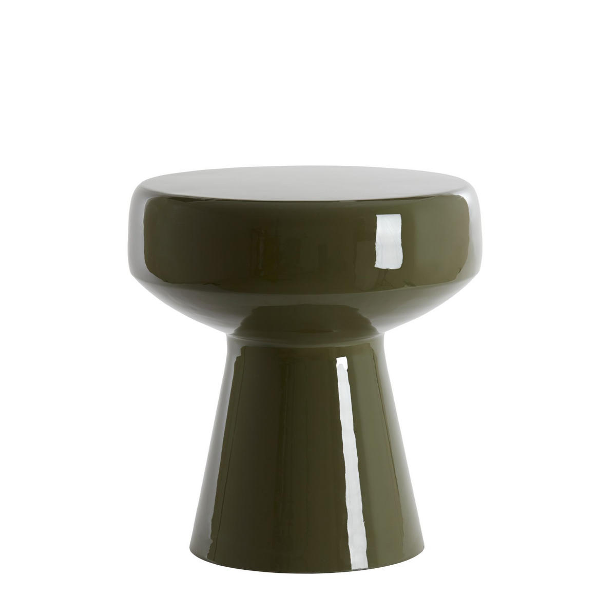 BEISTELLTISCH Dakwa Grün 38/38/42 cm - Grün, Metall (38/38/42cm) - Light & Living
