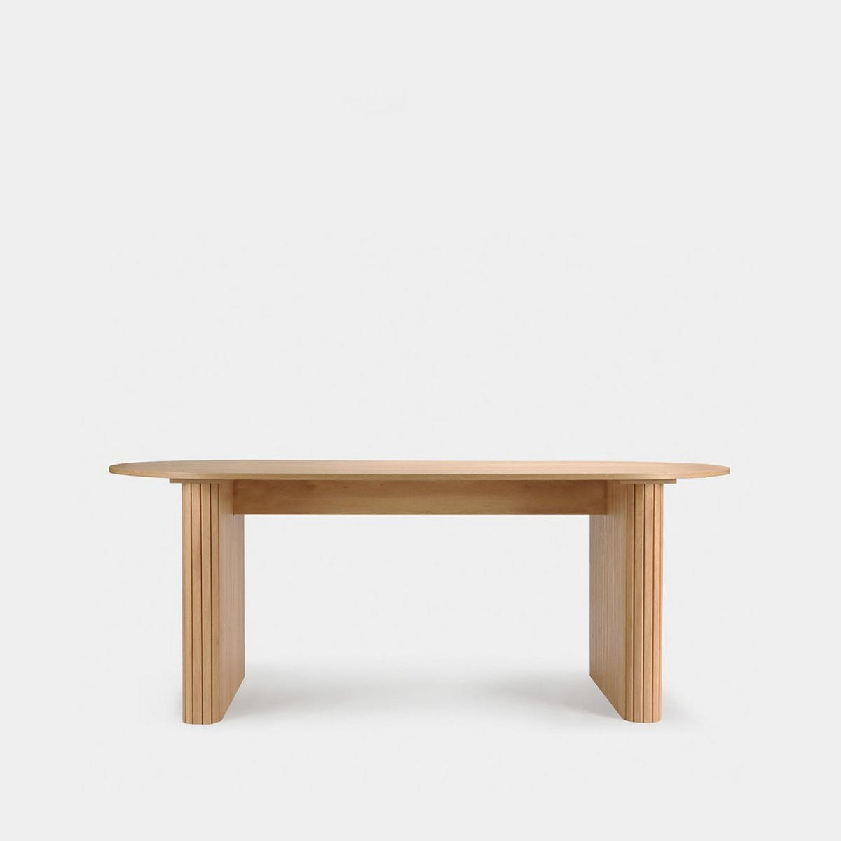 ESSTISCH Breda Natürlich 200 cm x 75 cm - Naturfarben, Holzwerkstoff (90/200/75cm) - Klast Home