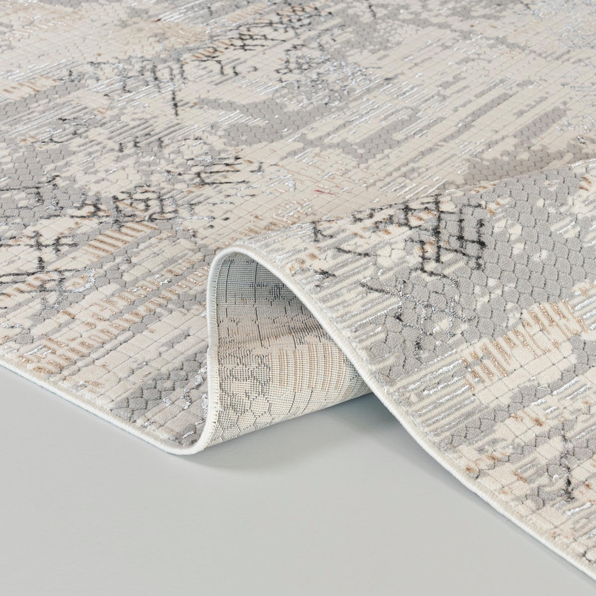 MAZOVIA TEPPICH UD30A - Braun, Grün - 140 x 200 cm - Braun/Grün, Textil (140/200cm) - Mazovia