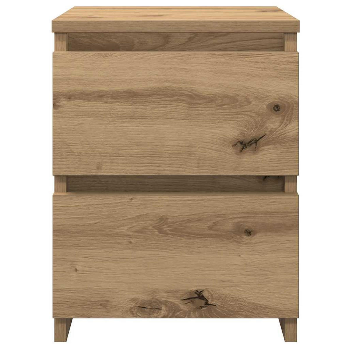 NACHTTISCHE 2Er Set Artisan-Eiche 30/30/40 Cm Holzwerkstoff - Braun, Holzwerkstoff (30/40/30cm) - vidaXL