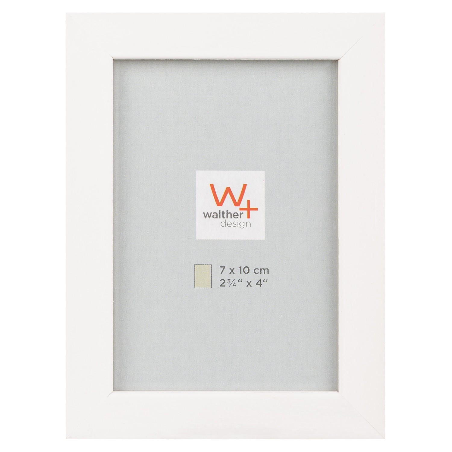 BILDERRAHMEN Peppers Holzrahmen 7x10 Polarweiss - Weiß, Holzwerkstoff (9.5/12/1.5cm) - walther design