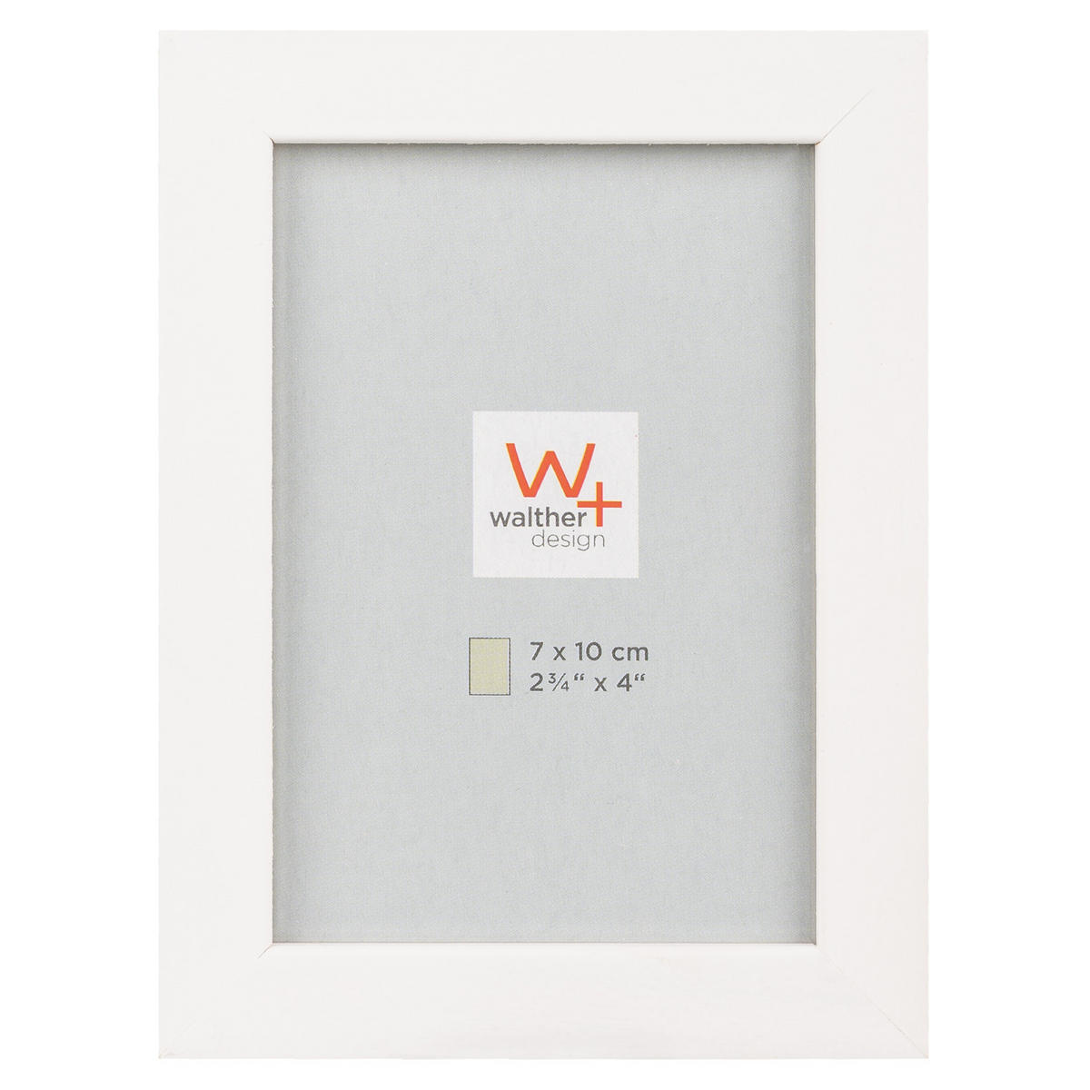 BILDERRAHMEN Peppers Holzrahmen 7x10 Polarweiss - Weiß, Holzwerkstoff (9.5/12/1.5cm) - walther design