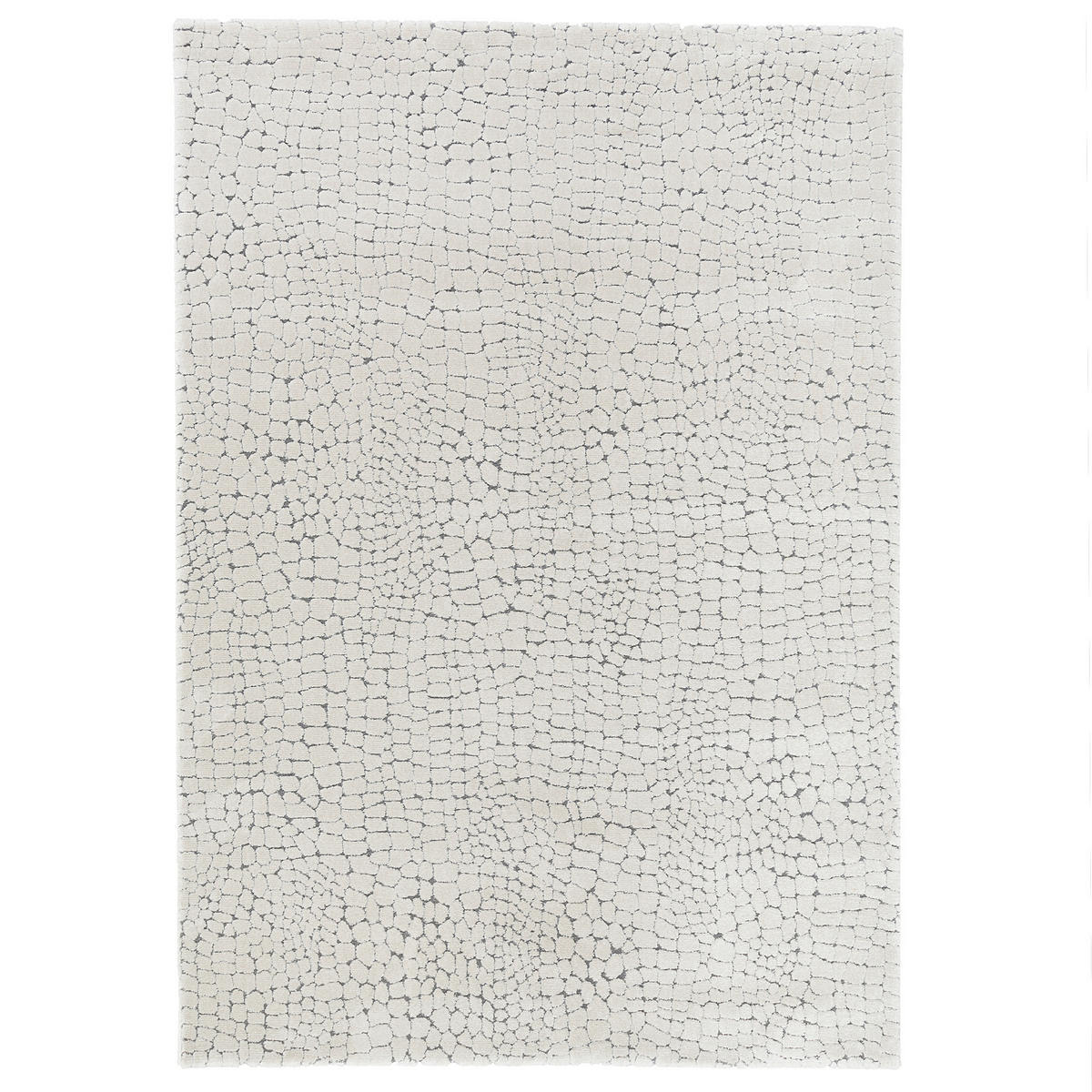 VENEZIA LUXUS DESIGNER TEPPICH STEINOPTIK - Grau, Textil (160/230cm) - Pergamon