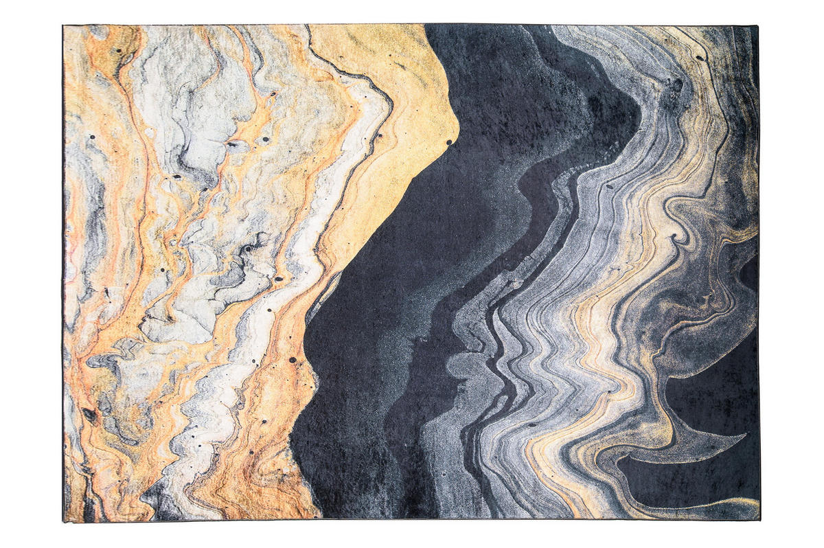 TEPPICH TOSCANA Anthrazit 120/170 cm - Anthrazit, Textil (120/170cm) - Tapiso