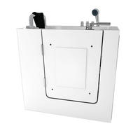 SENIORENWANNE S02-TH-B-L Weiß - Weiß, Glas/Kunststoff (78/113/100cm) - AcquaVapore by Sandra Jentho