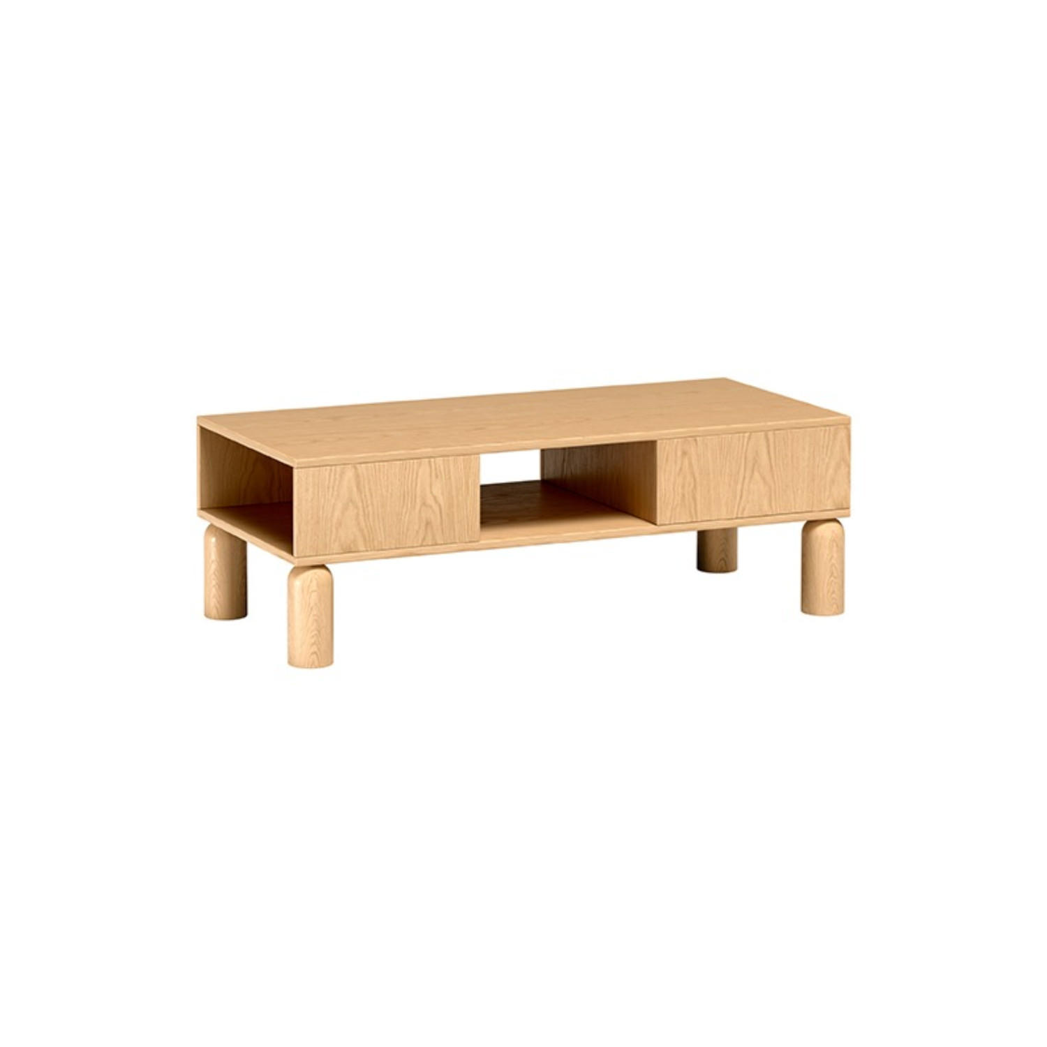 Koseto Couchtisch Eiche 110x36.8x50 cm