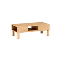 COUCHTISCH Sanden SN-7 110 x 50 x 36,8 cm Eiche Bookmatch - Eichefarben, Holz/Holzwerkstoff (50/110/36.8cm) - Koseto