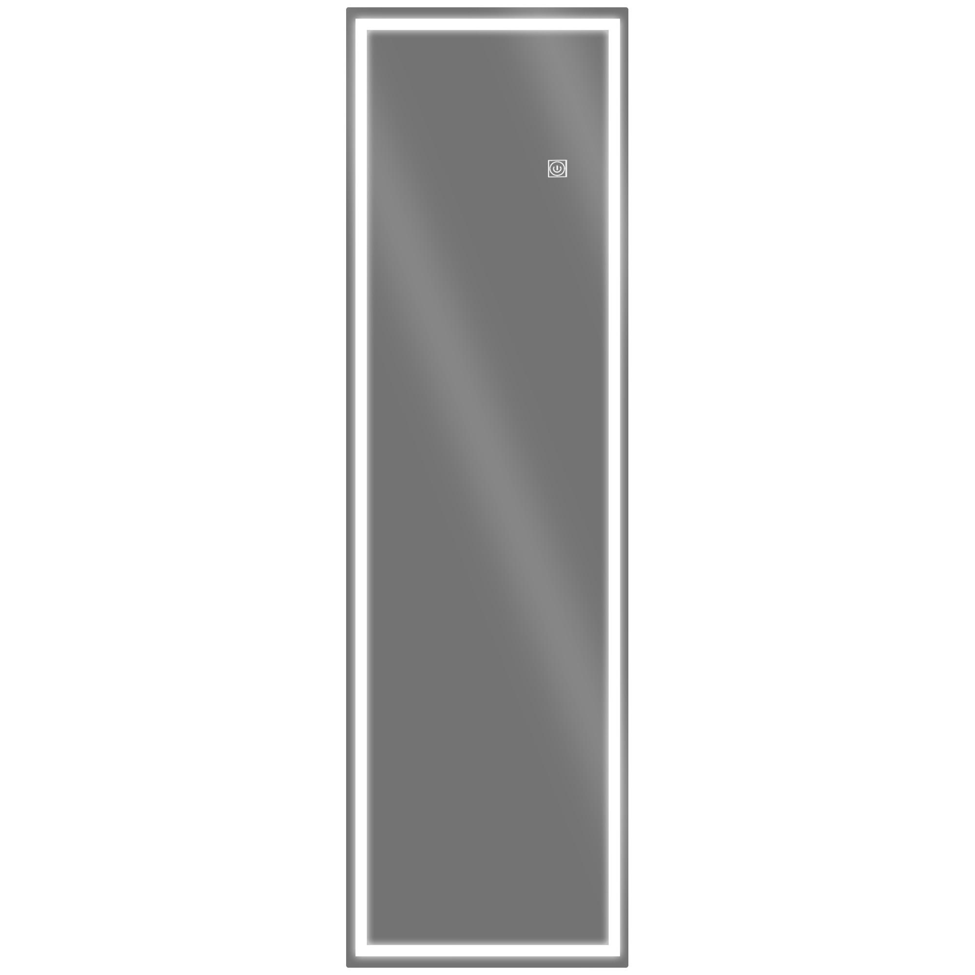 WANDSPIEGEL - Transparent, Glas (40/2.9/120cm) - HOMCOM