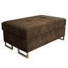 POLSTERHOCKER BARLET Braun 100x60 cm - Braun, Textil (100/41/60cm) - MASSENO