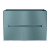 WASCHBECKENUNTERSCHRANK - 80 x 45.5 - holz - hellblau Pavani - Hellblau, Holz (80/55/45.5cm) - Vente-Unique