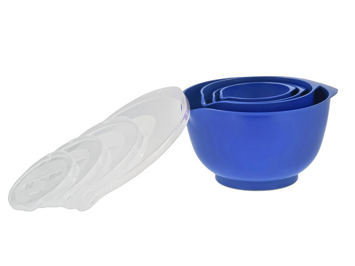 RÜHRSCHÜSSEL-SET Margrethe New blau (4tlg) - Blau, Kunststoff (21/15cm) - Rosti