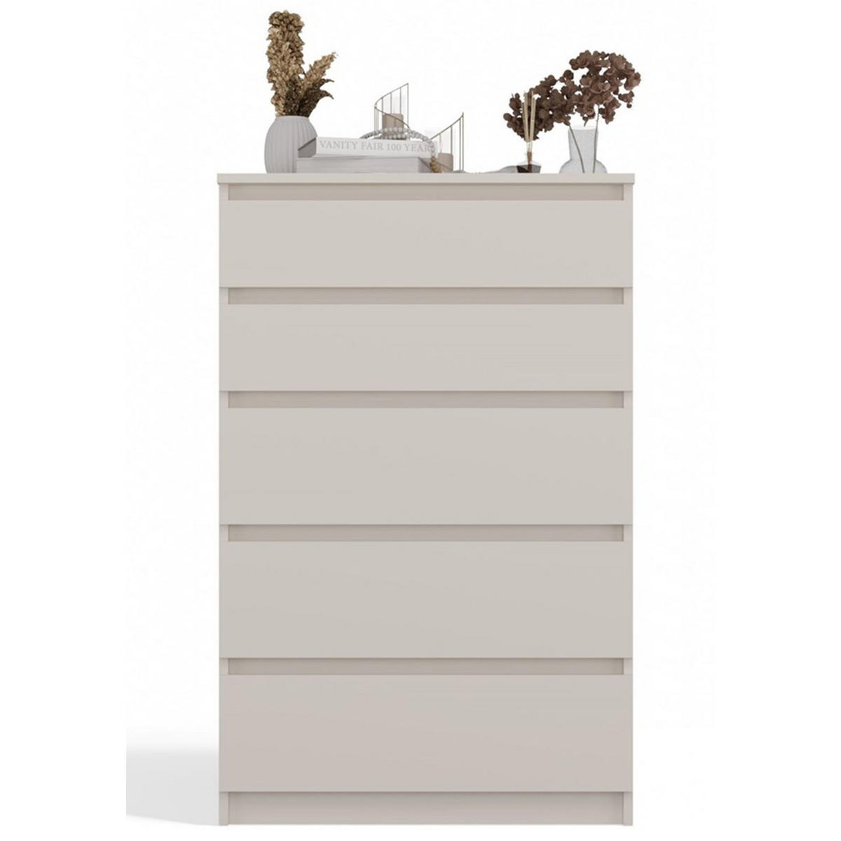 KOMMODE Malwa greige, ca. 110 x 70 x 40 cm - Kaschmir, Holzwerkstoff (70/109.5/40cm) - Selsey