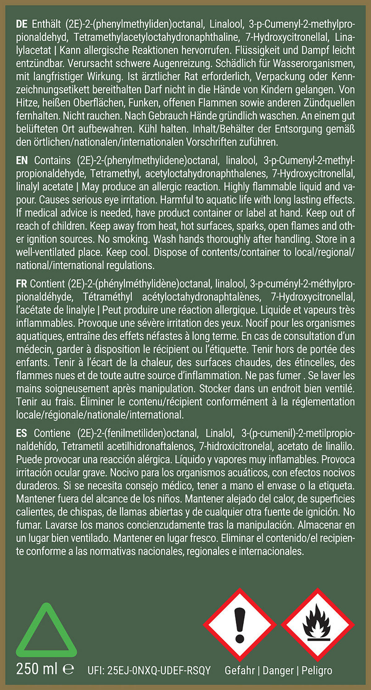 RAUMDUFT Scents Of Gold - Braun, Glas (7/13/7cm) - Butlers