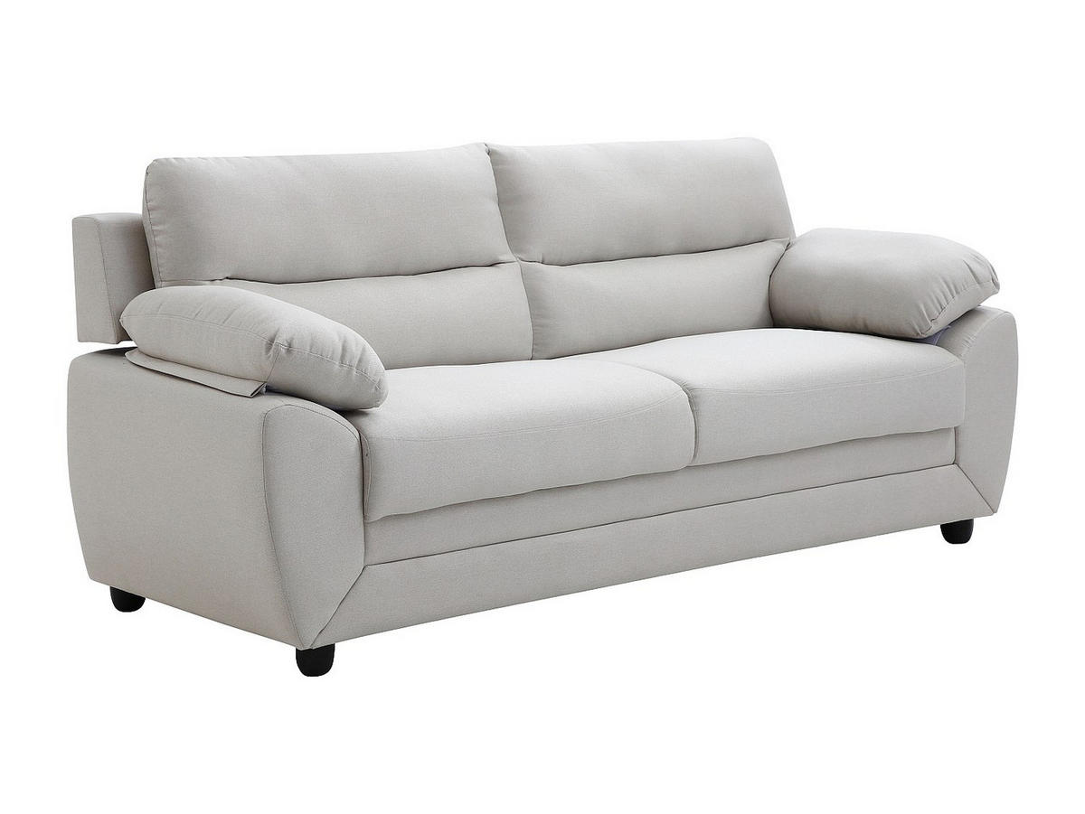 COUCHGARNITUR ohne Schlaffunktion - 5 -Sitzer - Polyester - beige - MANOA - Beige, Textil (201/88/82cm) - Vente-Unique