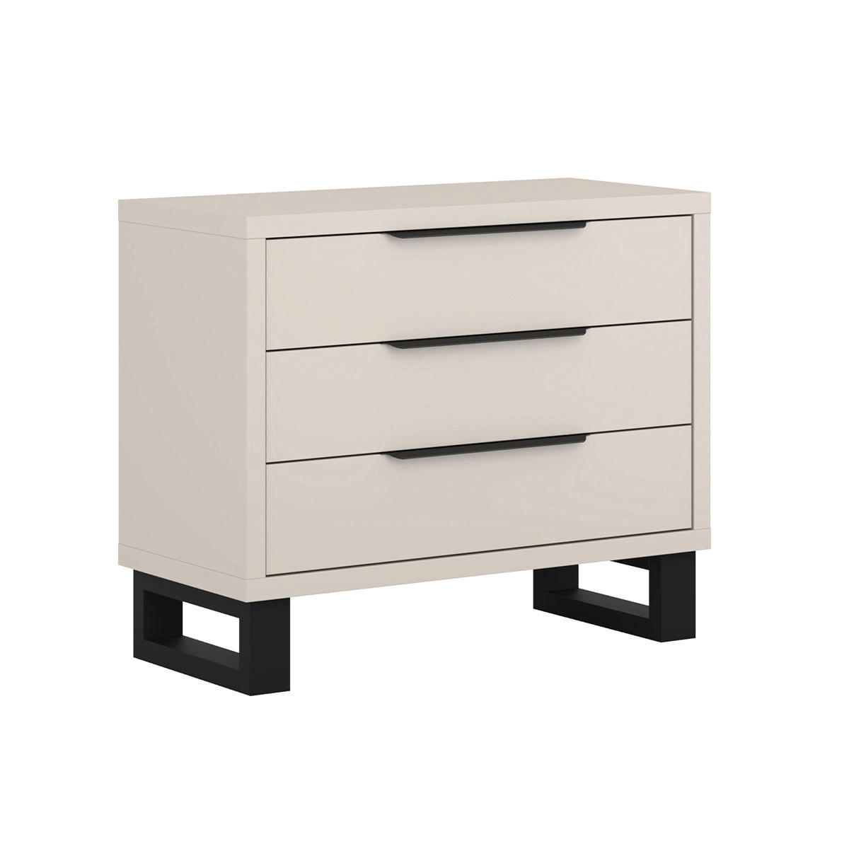 KOMMODE Eden Kaschmir - Beige, Holzwerkstoff (99.3/82.7/45cm) - Petits-meubles