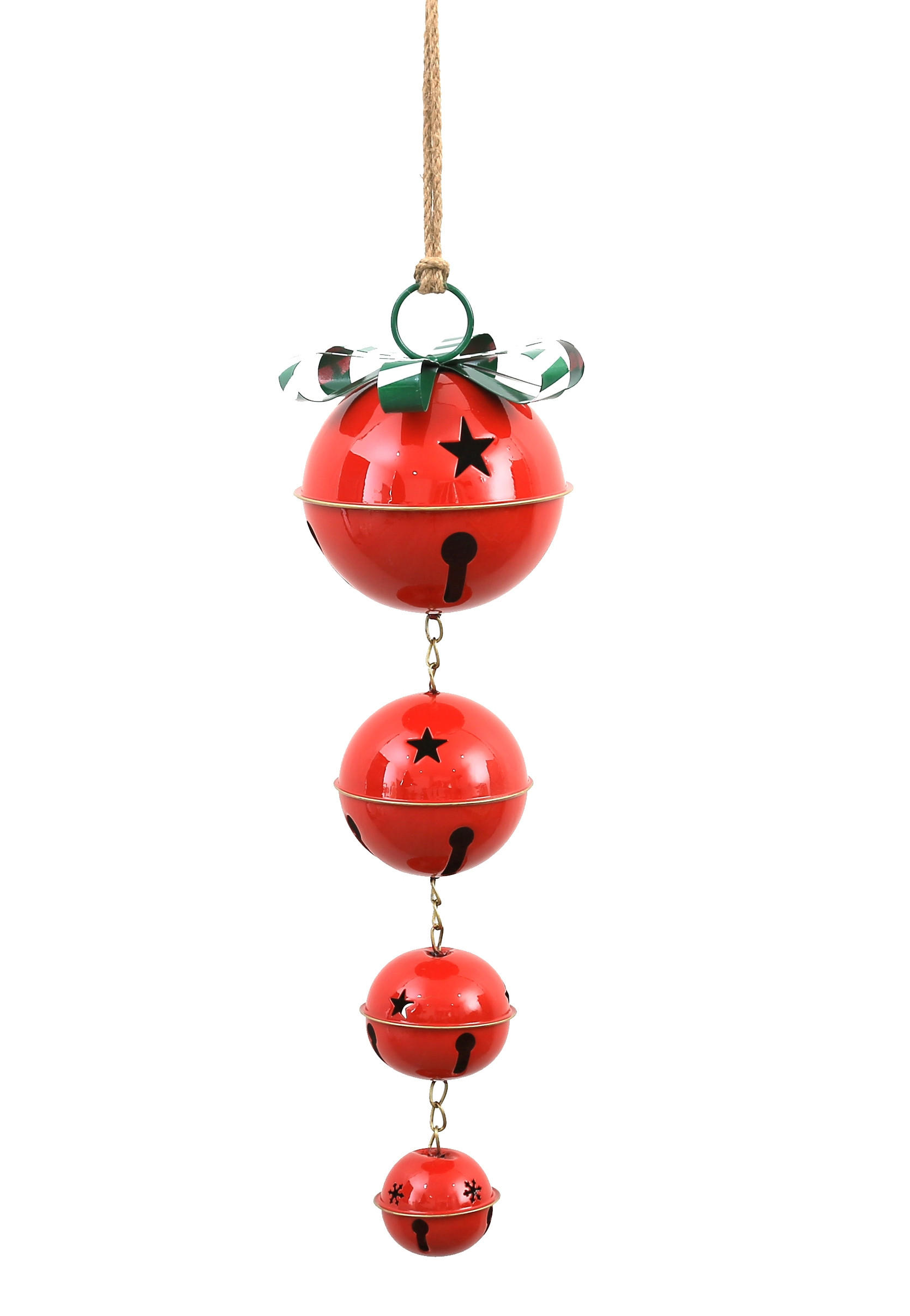 WEIHNACHTSANHÄNGER Santa Lila Rot Metall - Rot, Metall (16/50/16cm) - Mondex