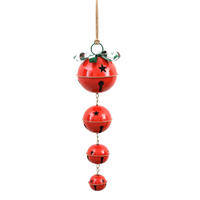 WEIHNACHTSANHÄNGER Santa Lila Rot Metall - Rot, Metall (16/50/16cm) - Mondex