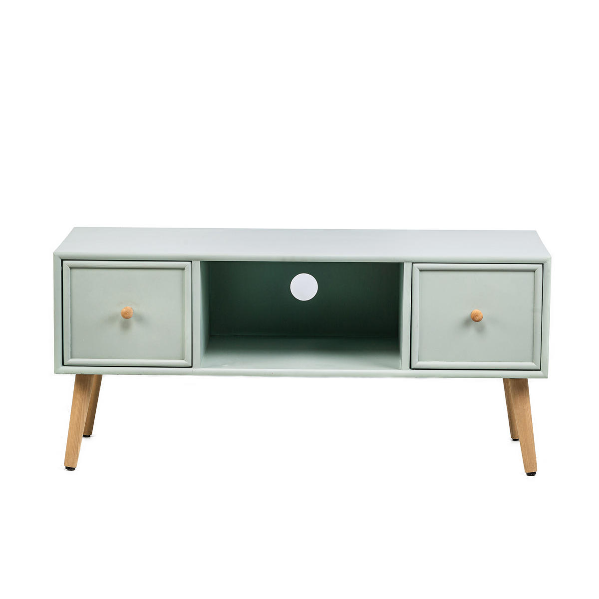 TV-SCHRANK Rechteckig Grün 100 x 42 x 45 (cm) - Grün, Holz (100/46/40cm) - Nordlys