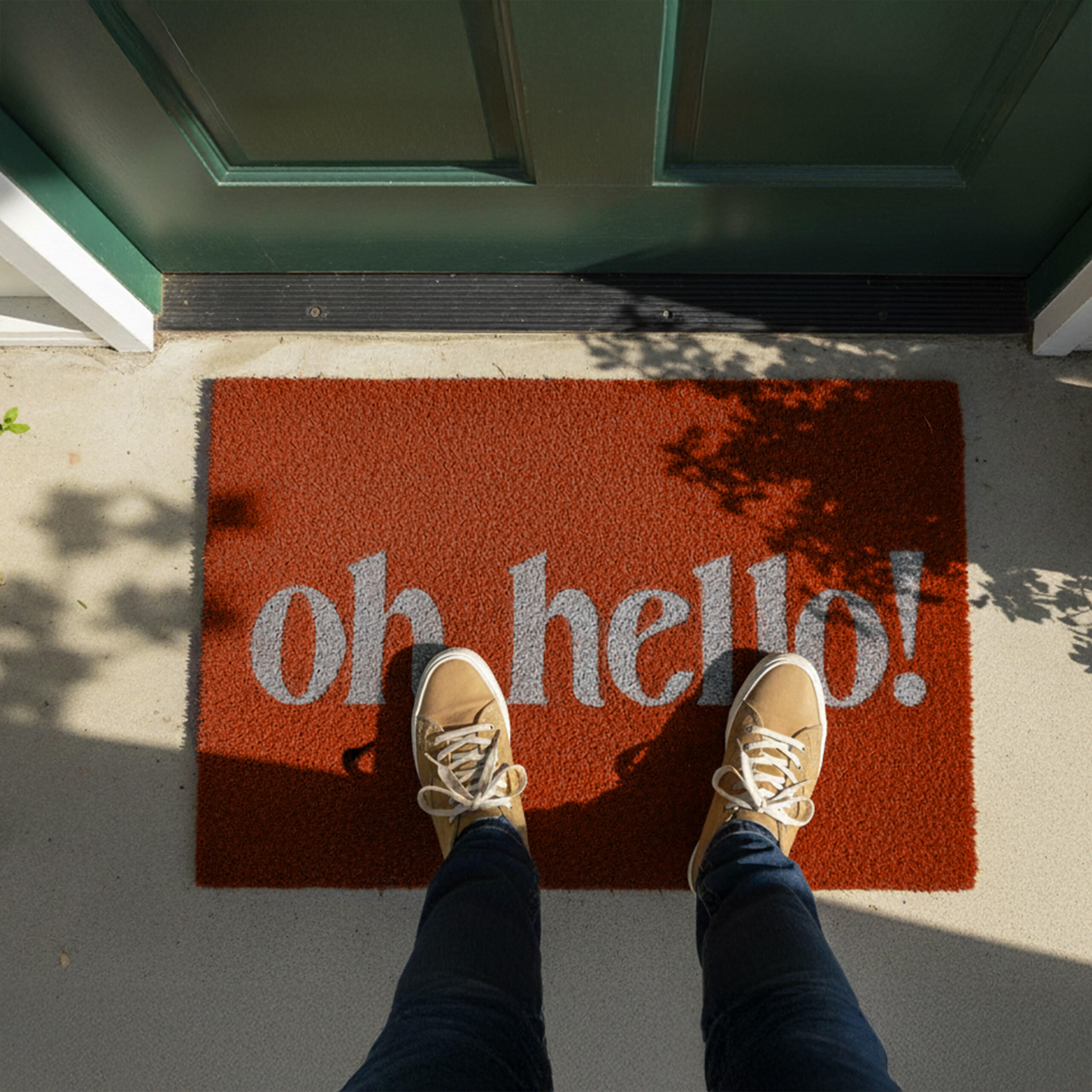 FUSSMATTE - Multicolor, Kunststoff/Textil (60/40cm) - Relaxdays