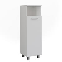 MIDISCHRANK Ilias Weiß 30.2 x 95 cm mit Tür - Weiß, Holzwerkstoff (30.2/95/30cm) - Vicco