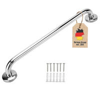 HANDTUCHHALTER 80/1.9 cm (Hochglanzpoliert) - Silberfarben, Metall (5/7/80cm) - Intirilife