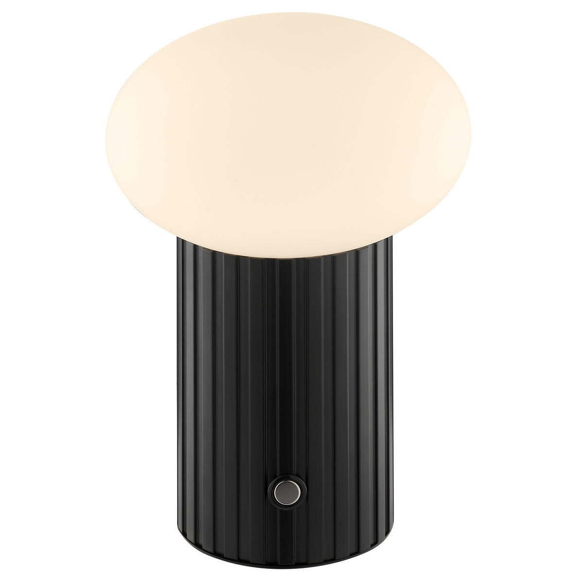 TISCHLEUCHTE Venti Schwarz/Weiß 12/12/18 cm - Multicolor, Kunststoff (12/12/18cm) - Brilliant