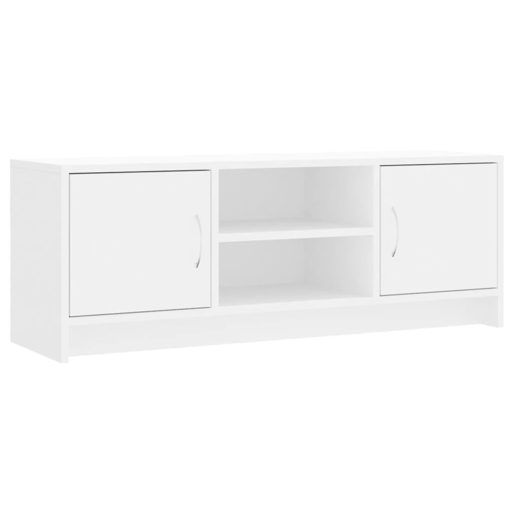 TV-SCHRANK Weiss 102/30/37,5 Cm Holzwerkstoff - Weiß, Holzwerkstoff (30/37.5/102cm) - vidaXL