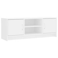 TV-SCHRANK Weiss 102/30/37,5 Cm Holzwerkstoff - Weiß, Holzwerkstoff (30/37.5/102cm) - vidaXL