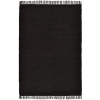 FLECKERLTEPPICH Chindi 70x140 cm - Schwarz, Textil (70/140cm) - Rug and Roll