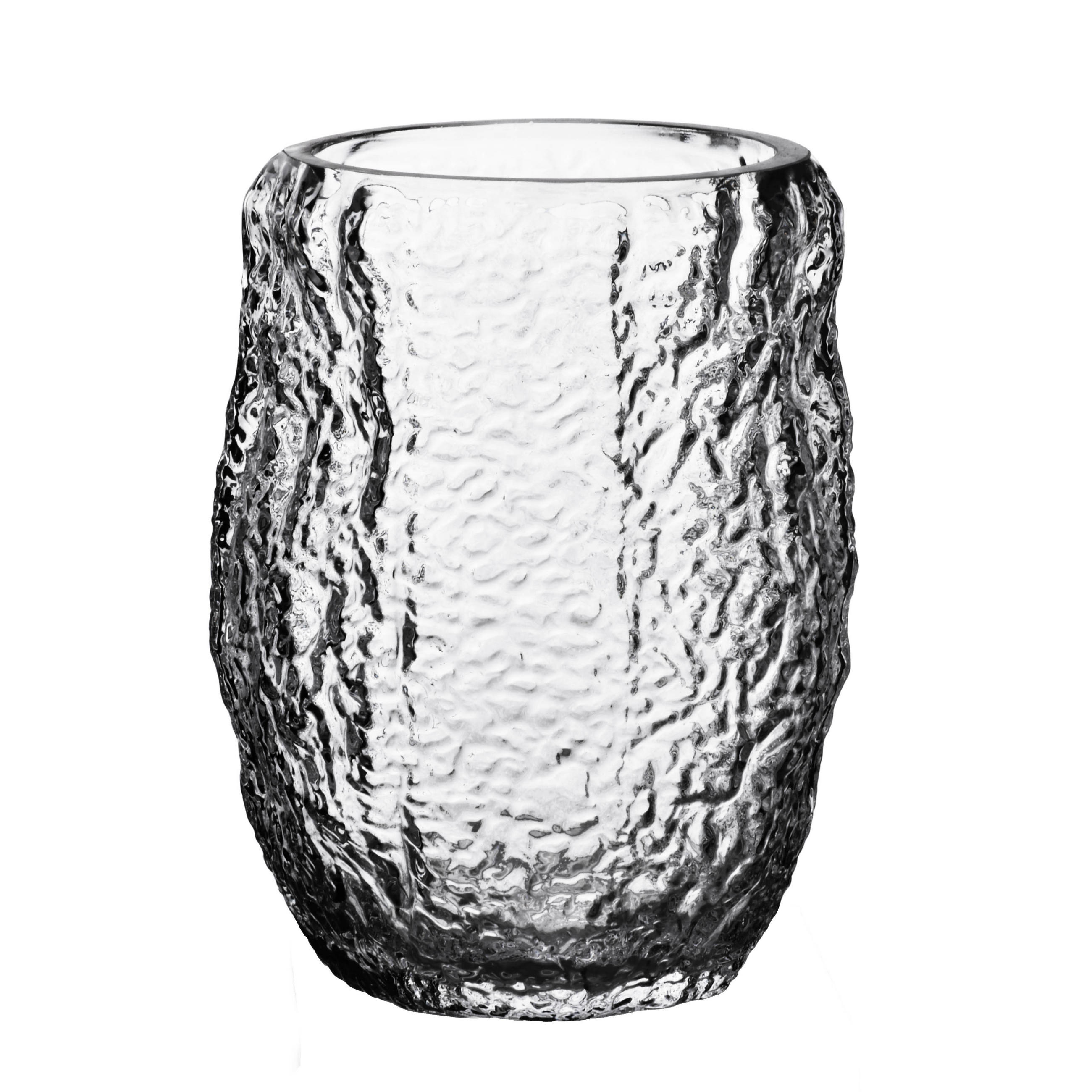 VASE Serenite Transparent 12,5x12xh20 cm Glas - Transparent, Glas (20cm) - Mondex