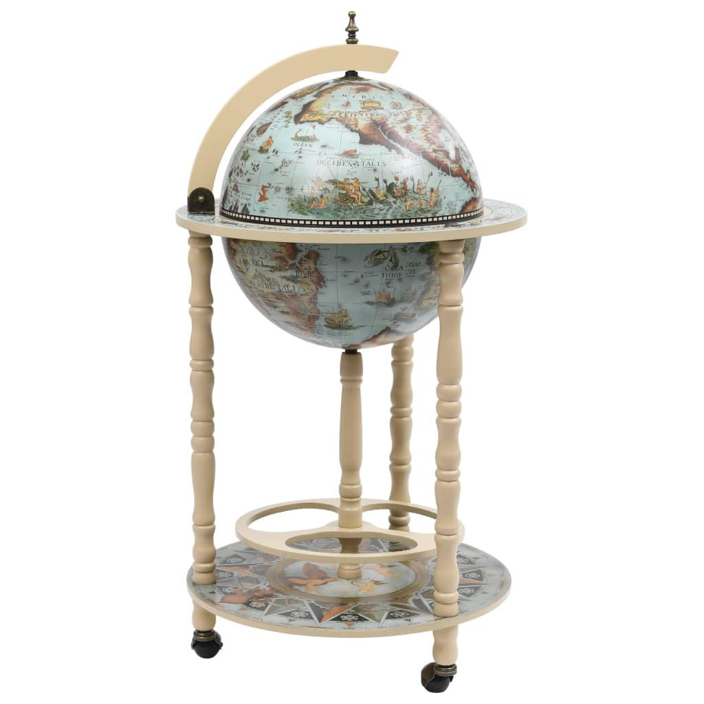 vidaXL Globus-Bar Blau 47x47x47 cm