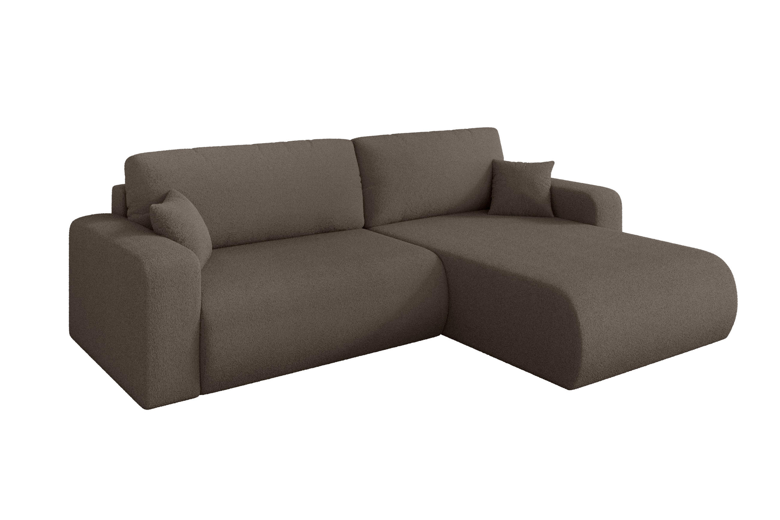Altdecor Ecksofa Braun 276x193 cm