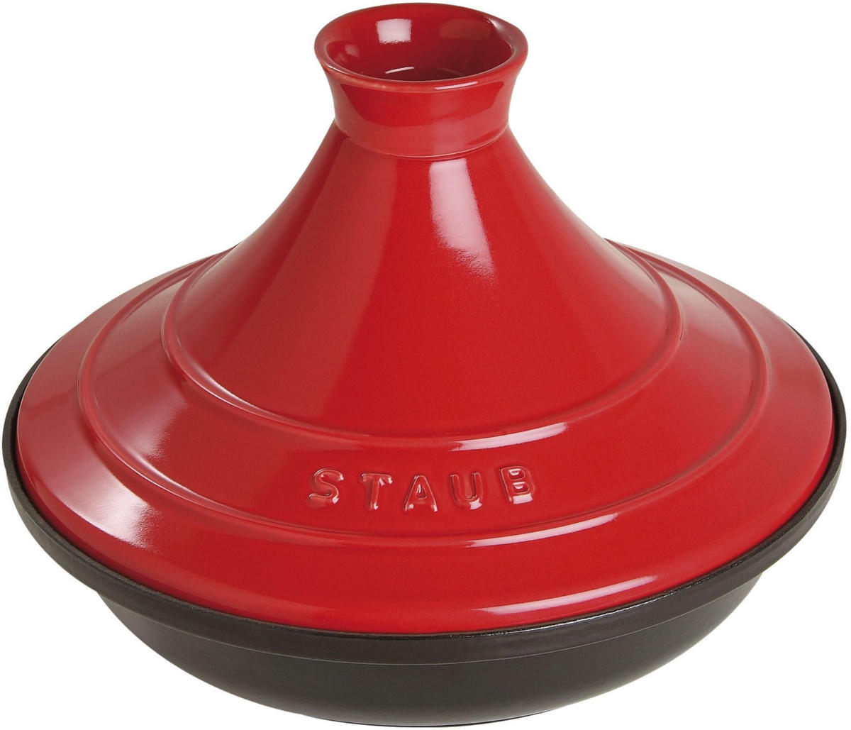 TAJINE Kirsche - ø 28 cm - Rot, Metall (28cm) - Staub