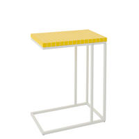 BEISTELLTISCH RECHTECKIG Gelb - Gelb, Metall (47.5/29.5/60.5cm) - J-Line