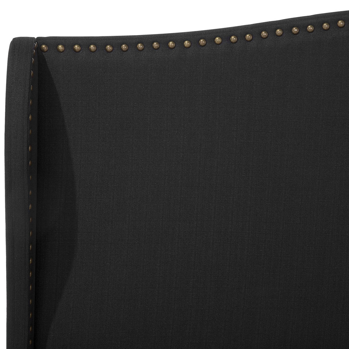 POLSTERBETT 180/200cm Schwarz Colmar - Schwarz, Textil (180/200cm) - Beliani