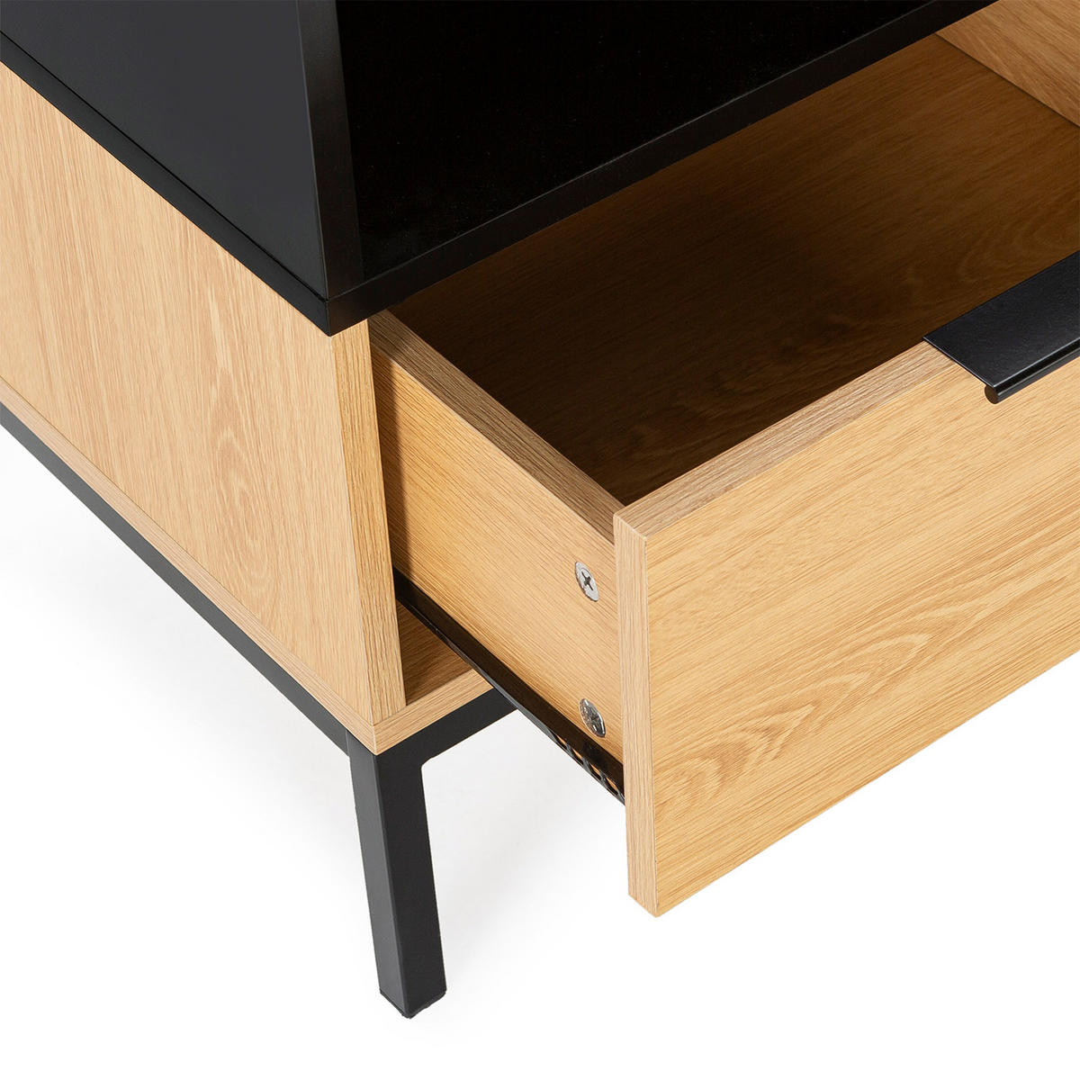 NACHTTISCH Nieve 1 schublade Eichenfarbe - Honigeiche, Holzwerkstoff (45/55/40cm) - VS Venta-stock