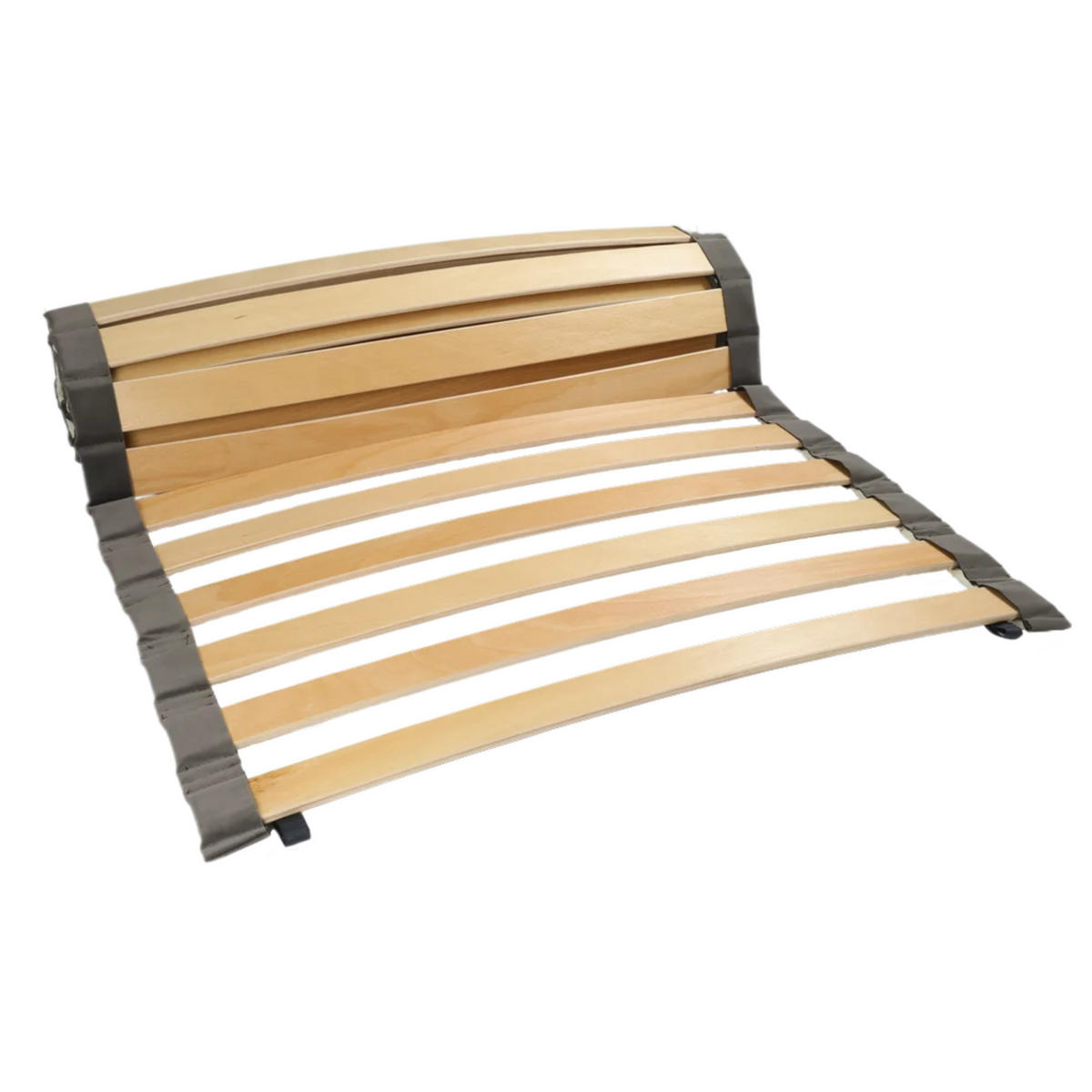LATTENROSTMODUL Abnehmbares 80x200 68x8 mm (bis zu 150 kg auf einer Seite) - 22 Buchenlatten, 3 Komfortzonen - Braun, Holz - Letti Moderni