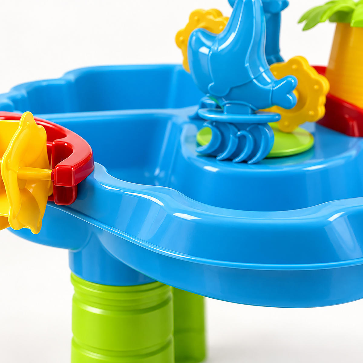 STŮL Vícebarevný dětský vodní herní se stoličkou - různobarevná, plast (60/60cm) - Relaxdays